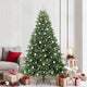 Albero di Natale artificiale Vidaxx con 300 LED con standard verde 210 cm PE e PVC