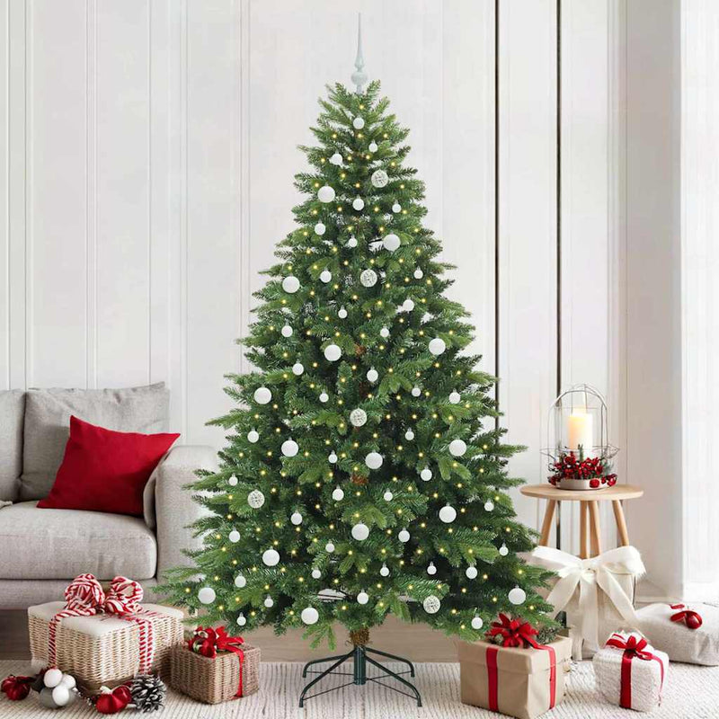 Albero di Natale artificiale Vidaxx con 300 LED con standard verde 210 cm PE e PVC