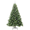 Albero di Natale artificiale Vidaxx con 300 LED con standard verde 210 cm PE e PVC
