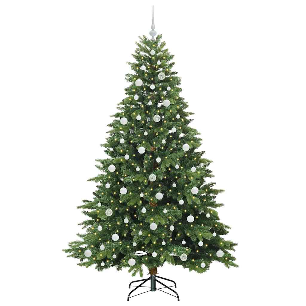 Albero di Natale artificiale Vidaxx con 300 LED con standard verde 210 cm PE e PVC