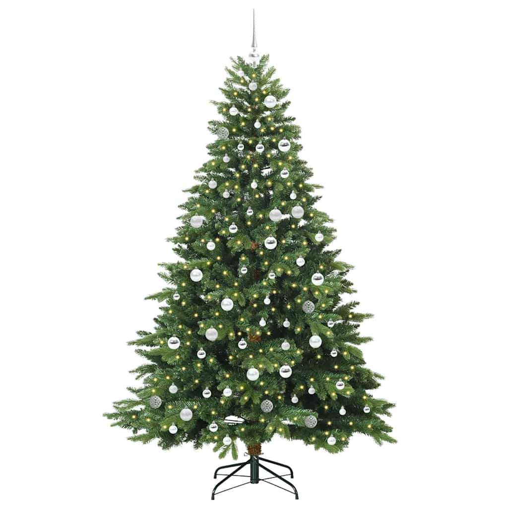 Albero di Natale artificiale Vidaxx con 300 LED con standard verde 210 cm PE e PVC