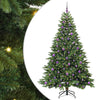 Árbol de Navidad artificial Vidaxx con 300 LED con estándar verde 210 cm PE y PVC