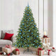 Albero di Natale artificiale Vidaxx con 300 LED con standard verde 210 cm PE e PVC