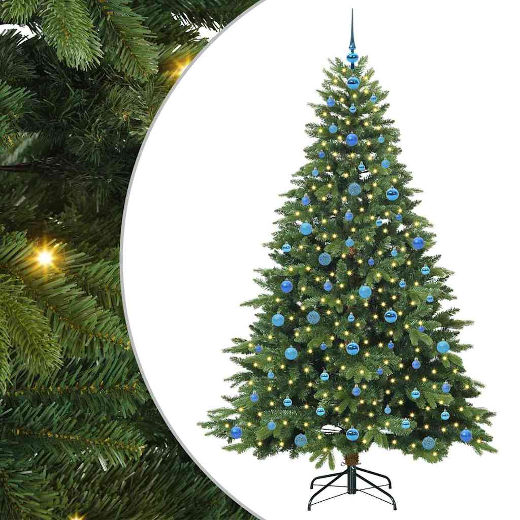 Albero di Natale artificiale Vidaxx con 300 LED con standard verde 210 cm PE e PVC