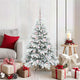 Vidaxl kunstkerstboom met 150 led met standaard wit 120 cm pe en pvc