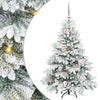 Árbol de Navidad artificial Vidaxx con 150 LED con PE y PVC blanco estándar de 120 cm