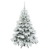 Albero di Natale artificiale Vidaxx con 150 LED con standard bianco 120 cm PE e PVC