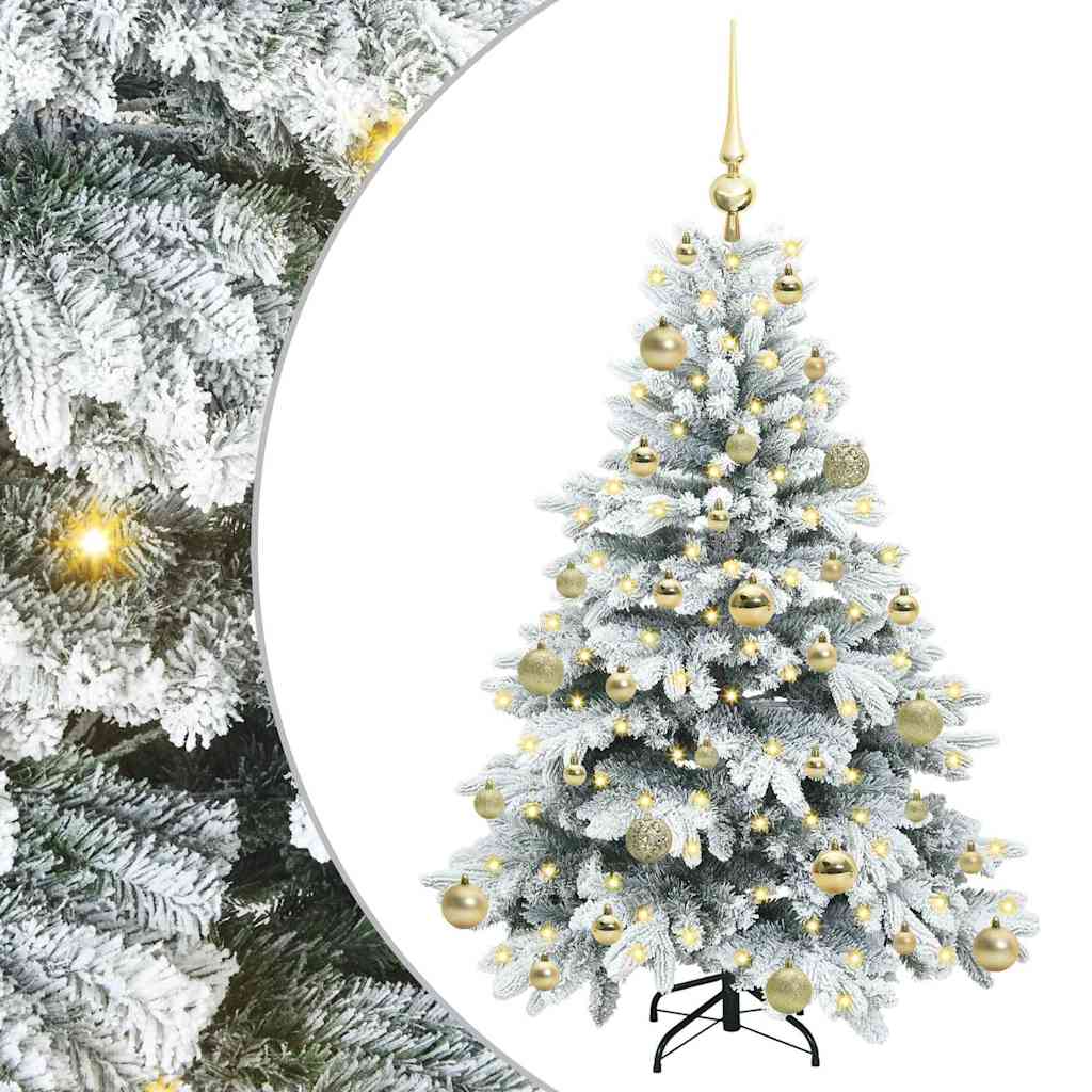 Albero di Natale artificiale Vidaxx con 150 LED con standard bianco 120 cm PE e PVC