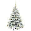 Albero di Natale artificiale Vidaxx con 150 LED con standard bianco 120 cm PE e PVC