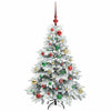 Albero di Natale artificiale Vidaxx con 150 LED con standard bianco 120 cm PE e PVC
