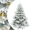 Vidaxl kunstkerstboom met 150 led met standaard wit 150 cm pe en pvc
