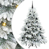 Vidaxl kunstkerstboom met 150 led met standaard wit 150 cm pe en pvc