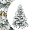 Árbol de Navidad artificial Vidaxx con 150 LED con PE y PVC blanco estándar de 150 cm
