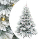 Árbol de Navidad artificial Vidaxx con 150 LED con PE y PVC blanco estándar de 150 cm