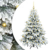 Árbol de Navidad artificial Vidaxx con 150 LED con PE y PVC blanco estándar de 150 cm