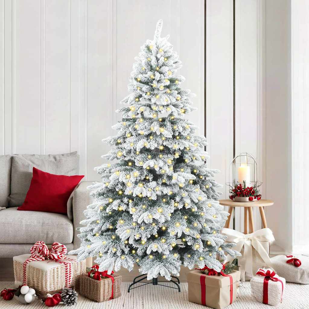 Albero di Natale artificiale Vidaxx con 300 LED con standard bianco 180 cm PE e PVC