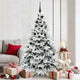 Vidaxl kunstkerstboom met 300 led met standaard wit 180 cm pe en pvc