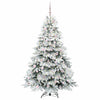 Albero di Natale artificiale Vidaxx con 300 LED con standard bianco 180 cm PE e PVC