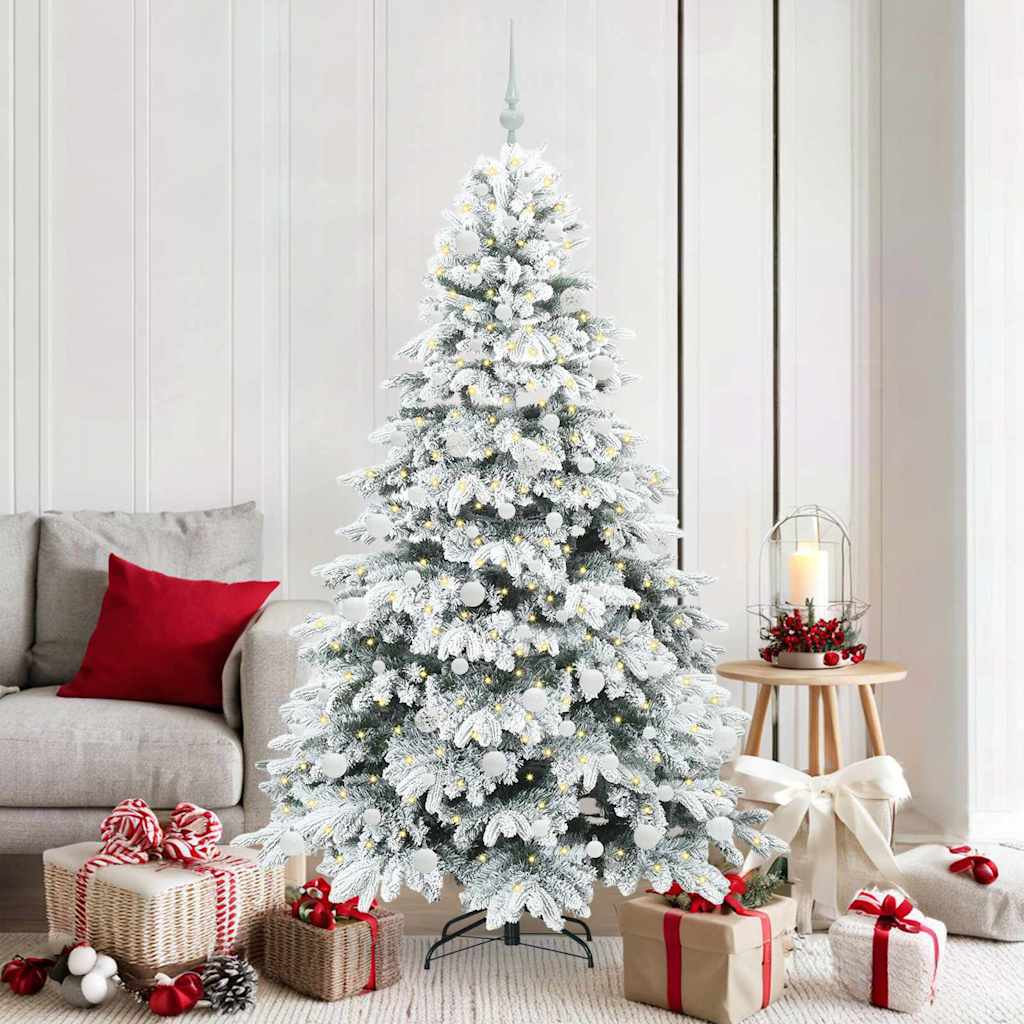 Albero di Natale artificiale Vidaxx con 300 LED con standard bianco 180 cm PE e PVC