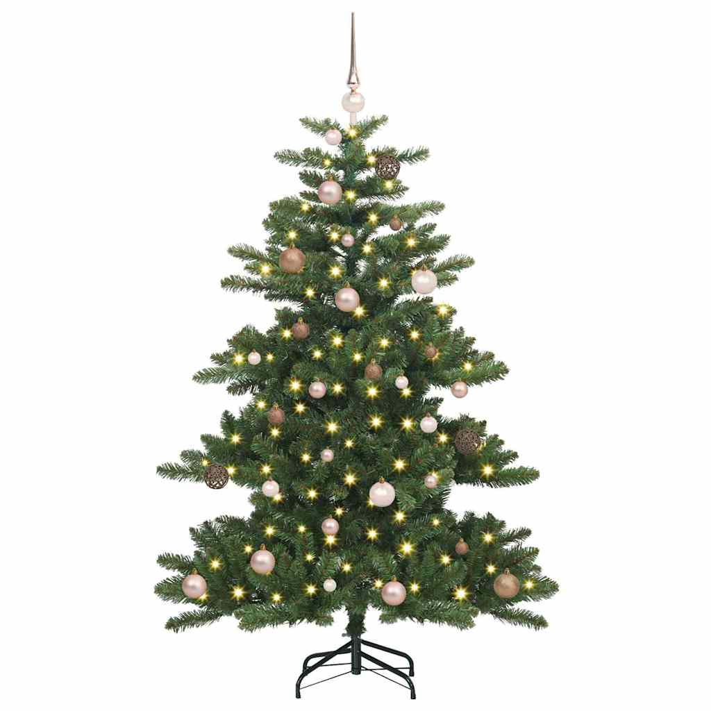 Vidaxx albero di Natale artificiale pieghevole verde 150 cm in PVC e acciaio