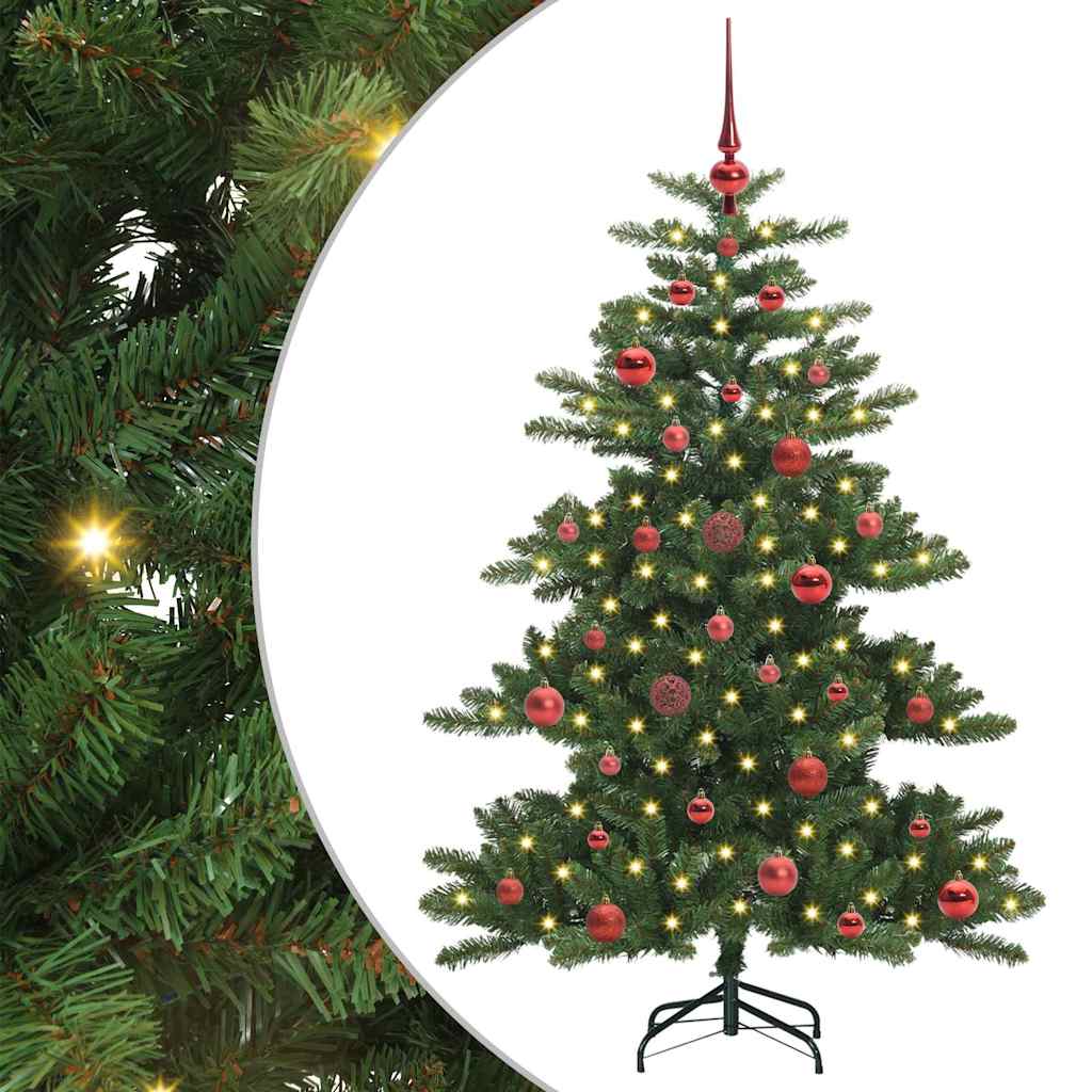 Vidaxx árbol de Navidad artificial plegable verde 150 cm PVC y acero