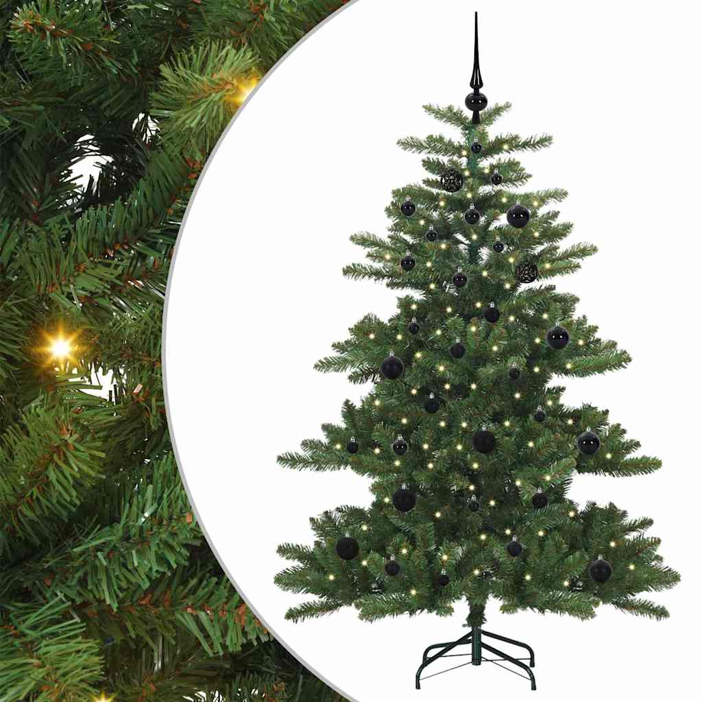 Vidaxx árbol de Navidad artificial plegable verde 150 cm PVC y acero