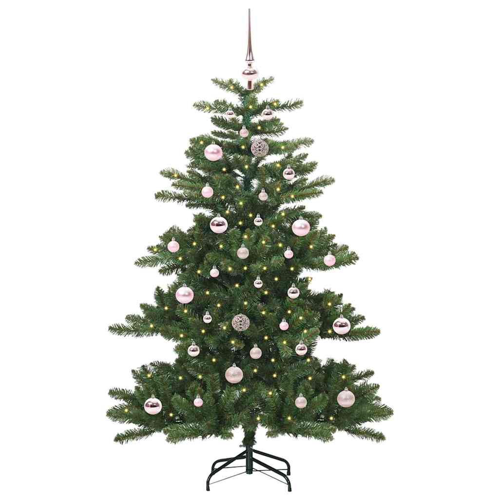 Vidaxl kunstmatige inklapbare kerstboom groen 150 cm pvc en staal