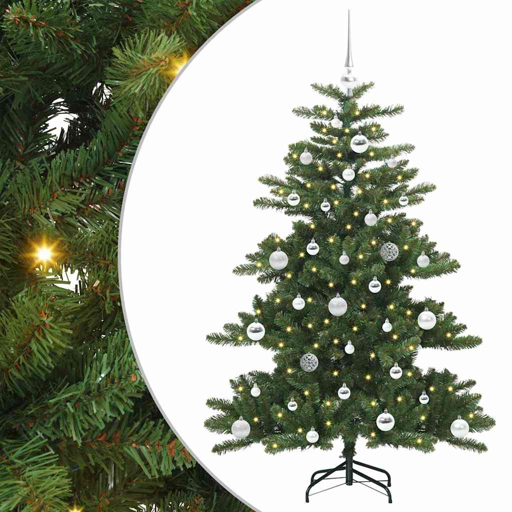 Vidaxx árbol de Navidad artificial plegable verde 150 cm PVC y acero