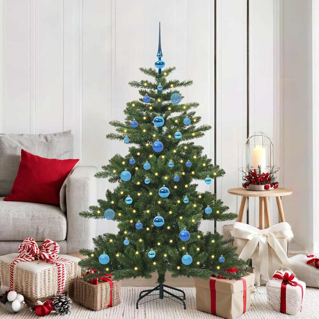 Vidaxx árbol de Navidad artificial plegable verde 150 cm PVC y acero