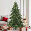 Vidaxl kunstmatige inklapbare kerstboom groen 180 cm pvc en staal