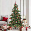 Vidaxx árbol de Navidad artificial plegable verde 180 cm PVC y acero