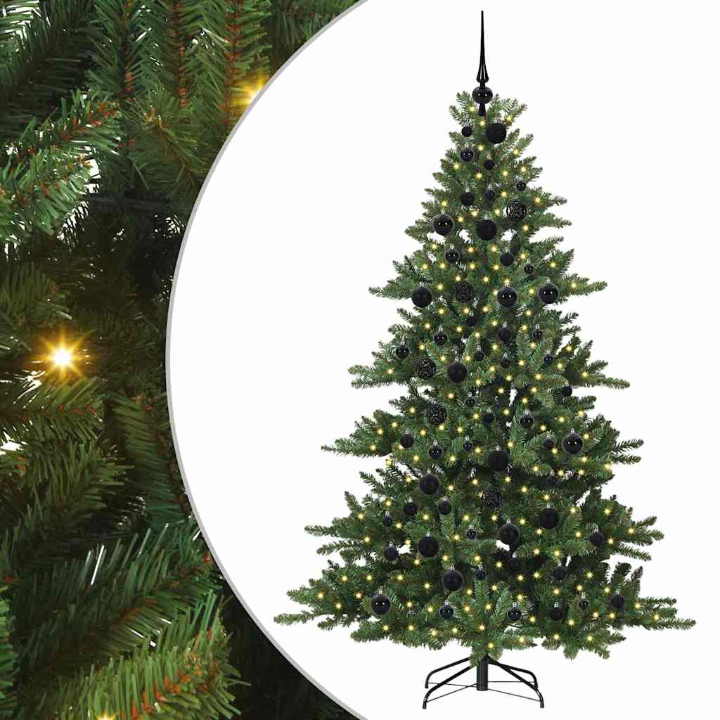 Vidaxx árbol de Navidad artificial plegable verde 180 cm PVC y acero