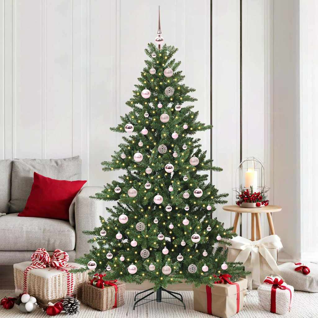 Vidaxl kunstmatige inklapbare kerstboom groen 180 cm pvc en staal