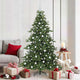 Vidaxx albero di Natale artificiale pieghevole verde 180 cm in PVC e acciaio