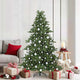 Vidaxl kunstmatige inklapbare kerstboom groen 180 cm pvc en staal
