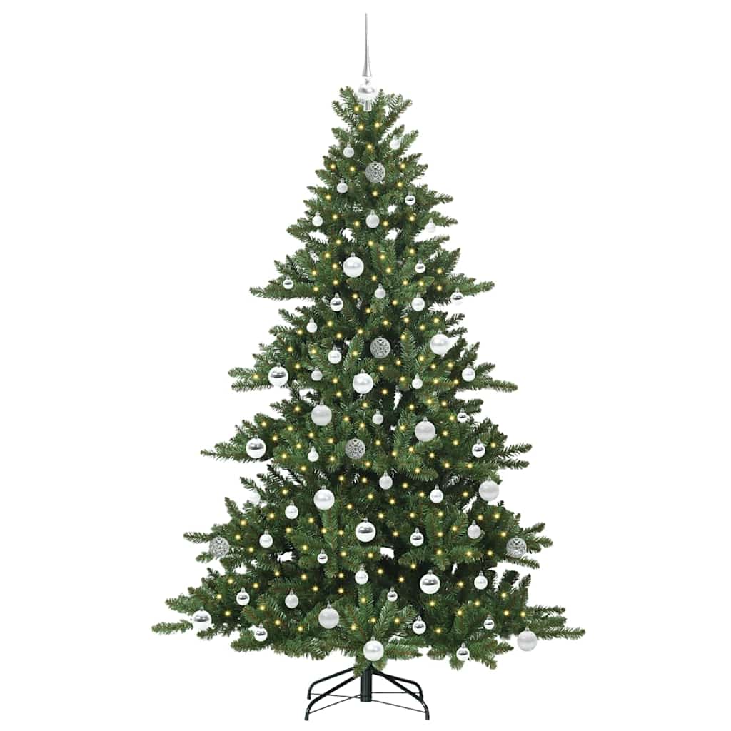 Vidaxl kunstmatige inklapbare kerstboom groen 180 cm pvc en staal