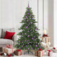 Vidaxl kunstmatige inklapbare kerstboom groen 180 cm pvc en staal