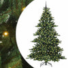 Vidaxx albero di Natale artificiale pieghevole verde 210 cm in PVC e acciaio