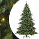 Vidaxx albero di Natale artificiale pieghevole verde 210 cm in PVC e acciaio