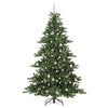 Vidaxx árbol de Navidad artificial plegable verde 210 cm PVC y acero