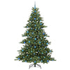 Vidaxl kunstmatige inklapbare kerstboom groen 210 cm pvc en staal