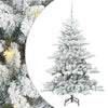 Vidaxx árbol de Navidad artificial plegable blanco 150 cm PVC y acero