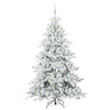 Vidaxl kunstmatige inklapbare kerstboom wit 180 cm pvc en staal