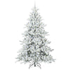 Vidaxx árbol de Navidad artificial plegable blanco 240 cm PVC y acero