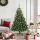 Albero di Natale artificiale Vidaxx con 150 LED con standard verde 120 cm PE e PVC