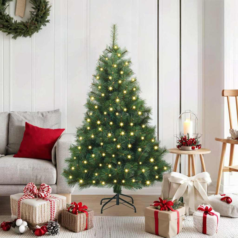 Árbol de Navidad artificial Vidaxx con 150 LED con estándar verde 120 cm PE y PVC