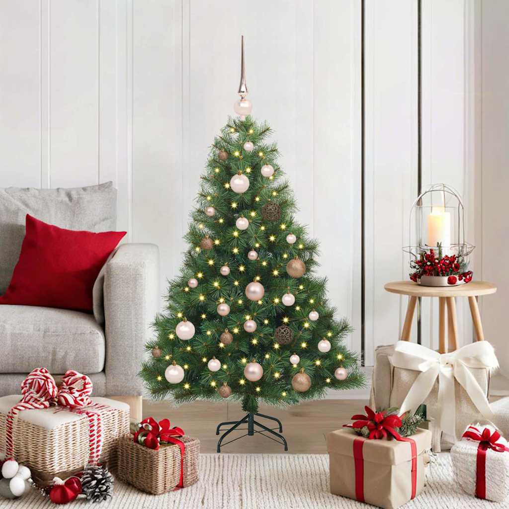Albero di Natale artificiale Vidaxx con 150 LED con standard verde 120 cm PE e PVC