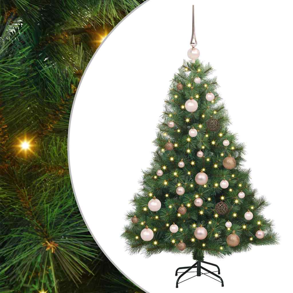 Albero di Natale artificiale Vidaxx con 150 LED con standard verde 120 cm PE e PVC