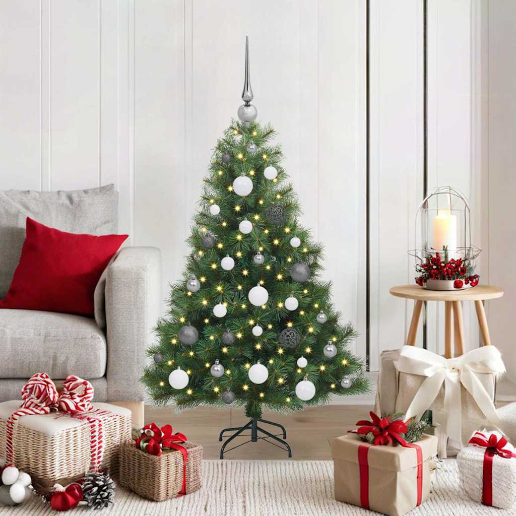 Albero di Natale artificiale Vidaxx con 150 LED con standard verde 120 cm PE e PVC