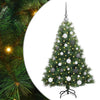 Albero di Natale artificiale Vidaxx con 150 LED con standard verde 120 cm PE e PVC